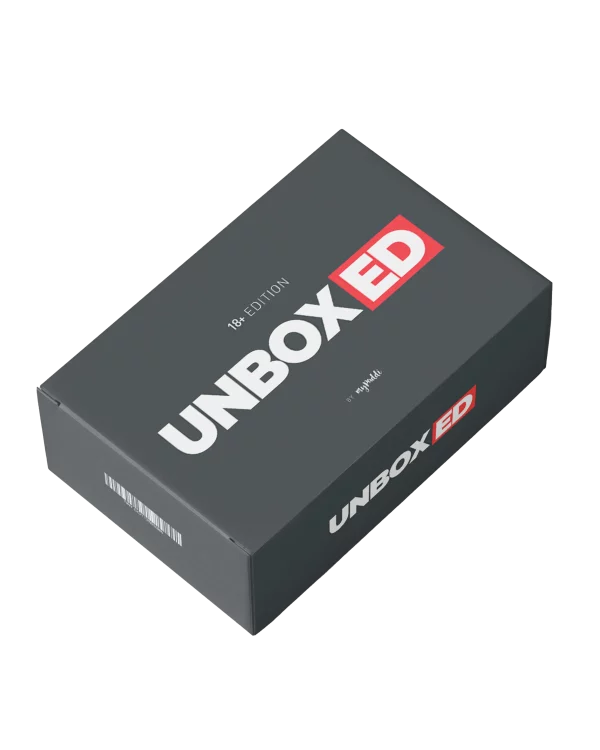 Unboxed 18+ Edition Game Box